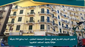 قانون الإيجار القديم يُطبق رسميًا الجمعة المقبل.. ابدأ بدفع 250 جنيهًا مؤقتًا وكيف تستعد للتغيير!